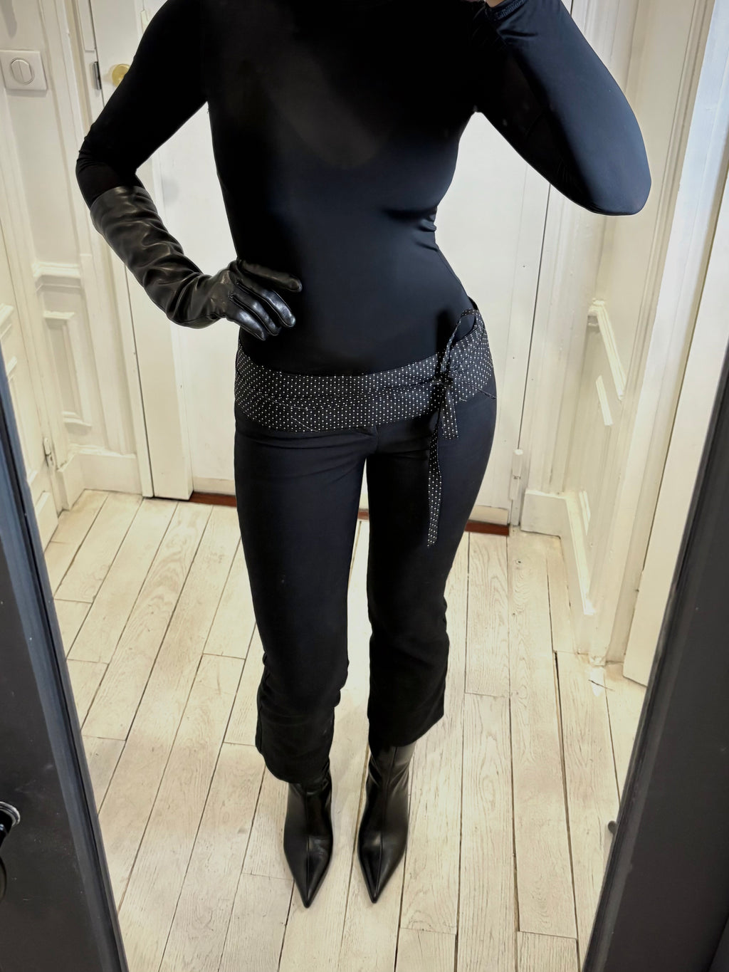 Ceinture incurvée petit pois