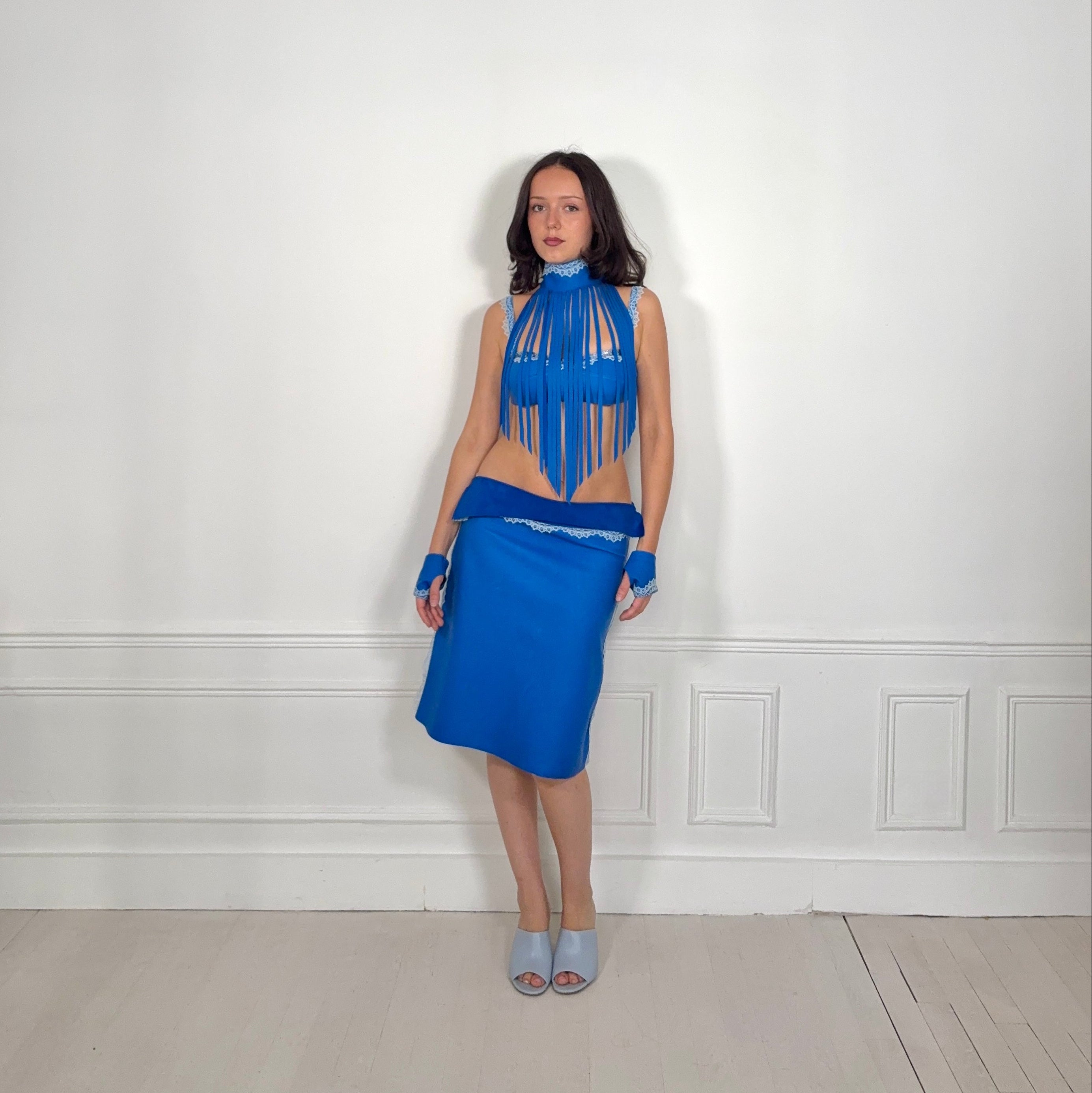 Set Cuir Bleu