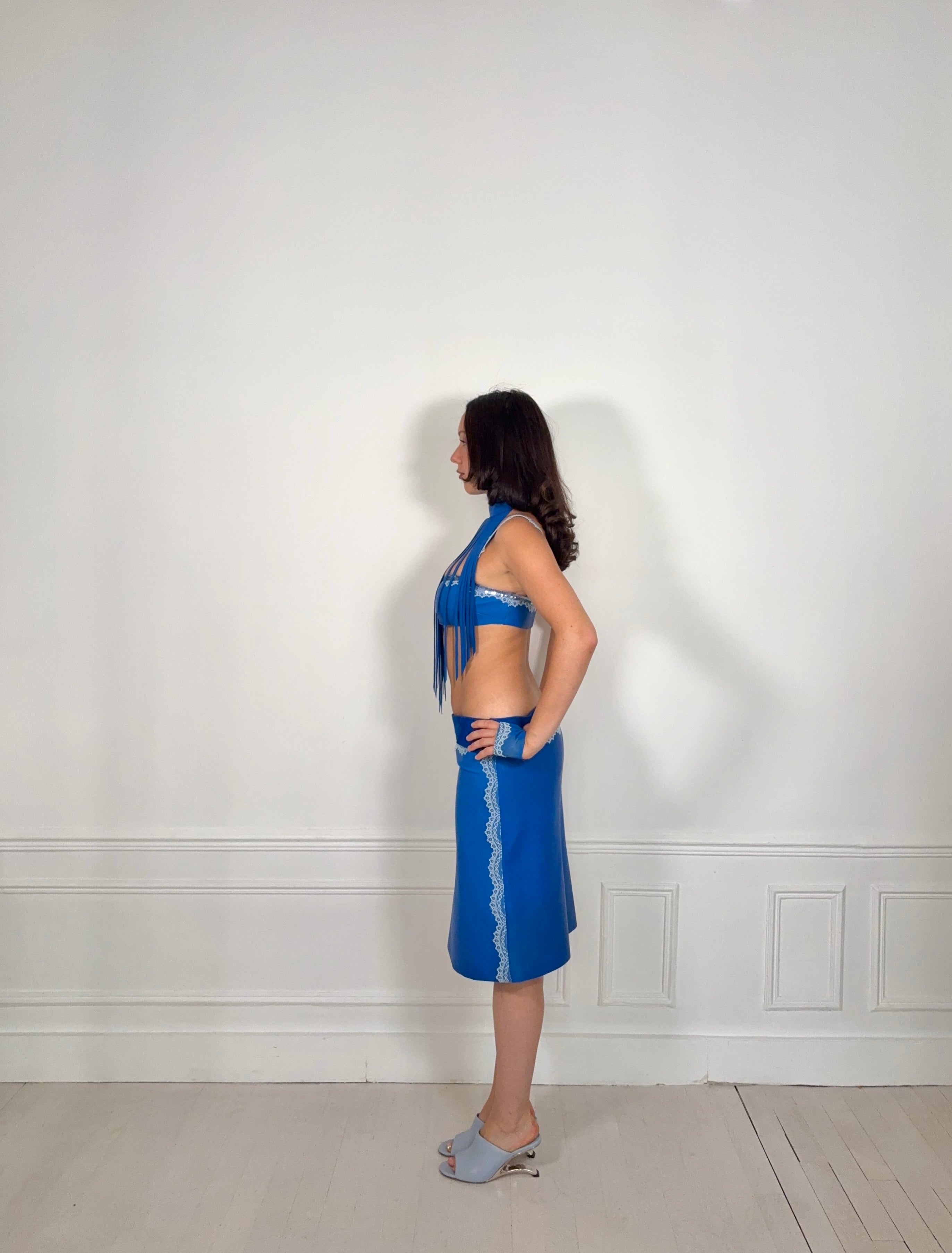 Set Cuir Bleu