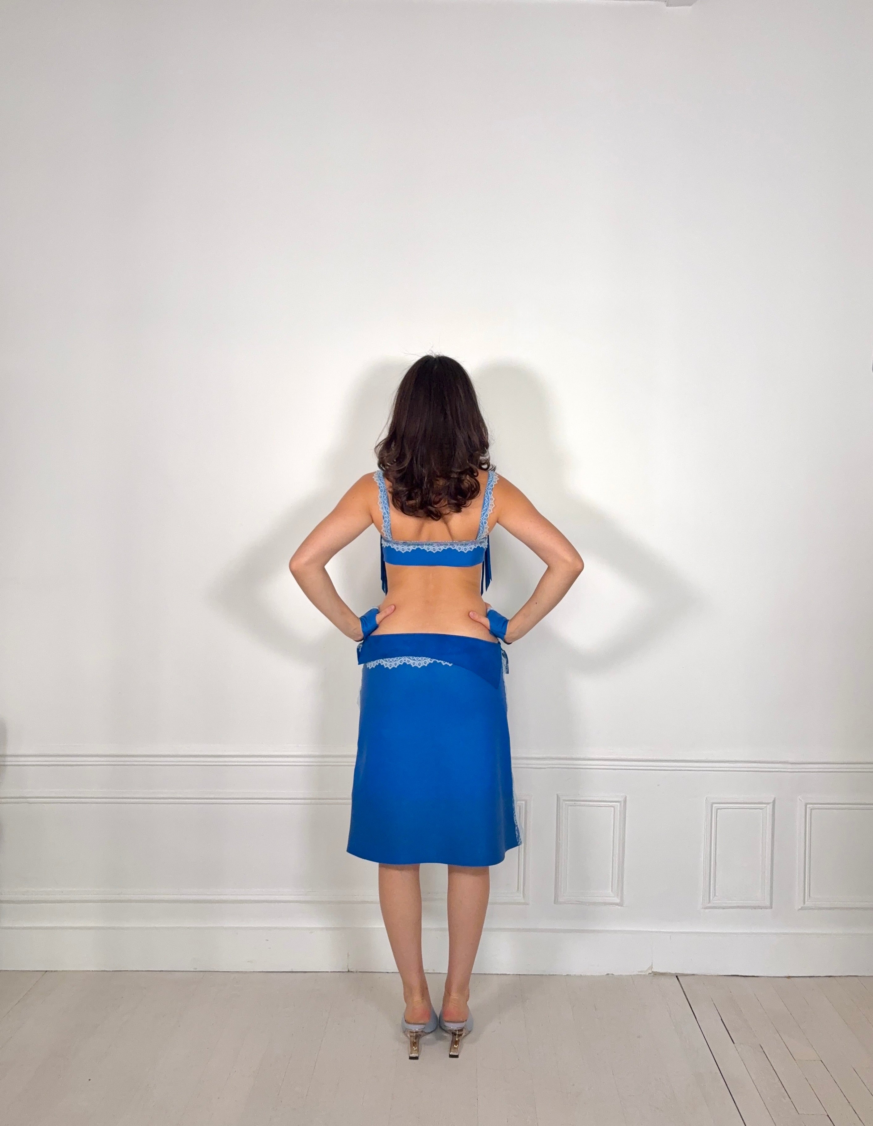 Set Cuir Bleu