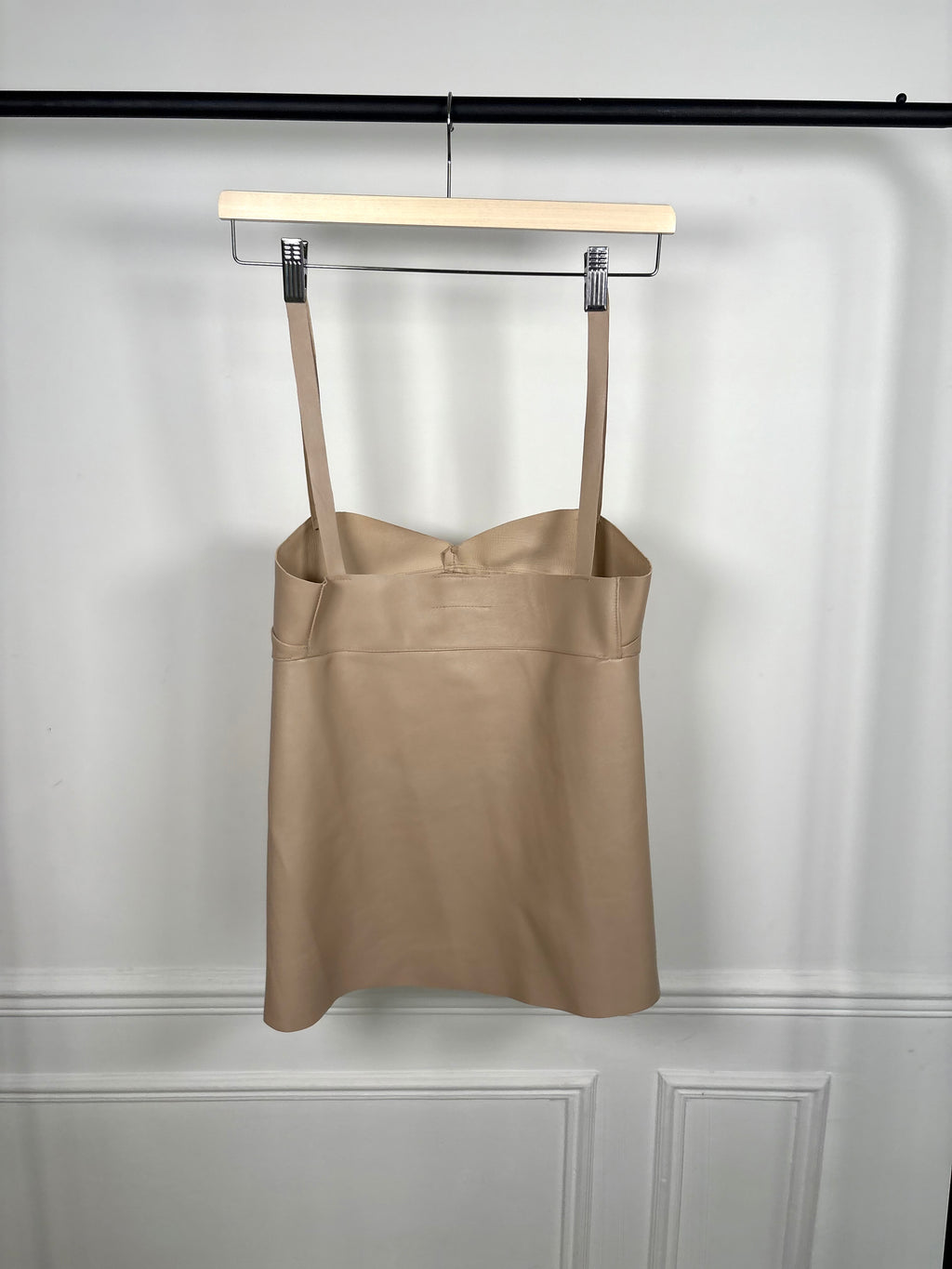 Top Cuir Beige